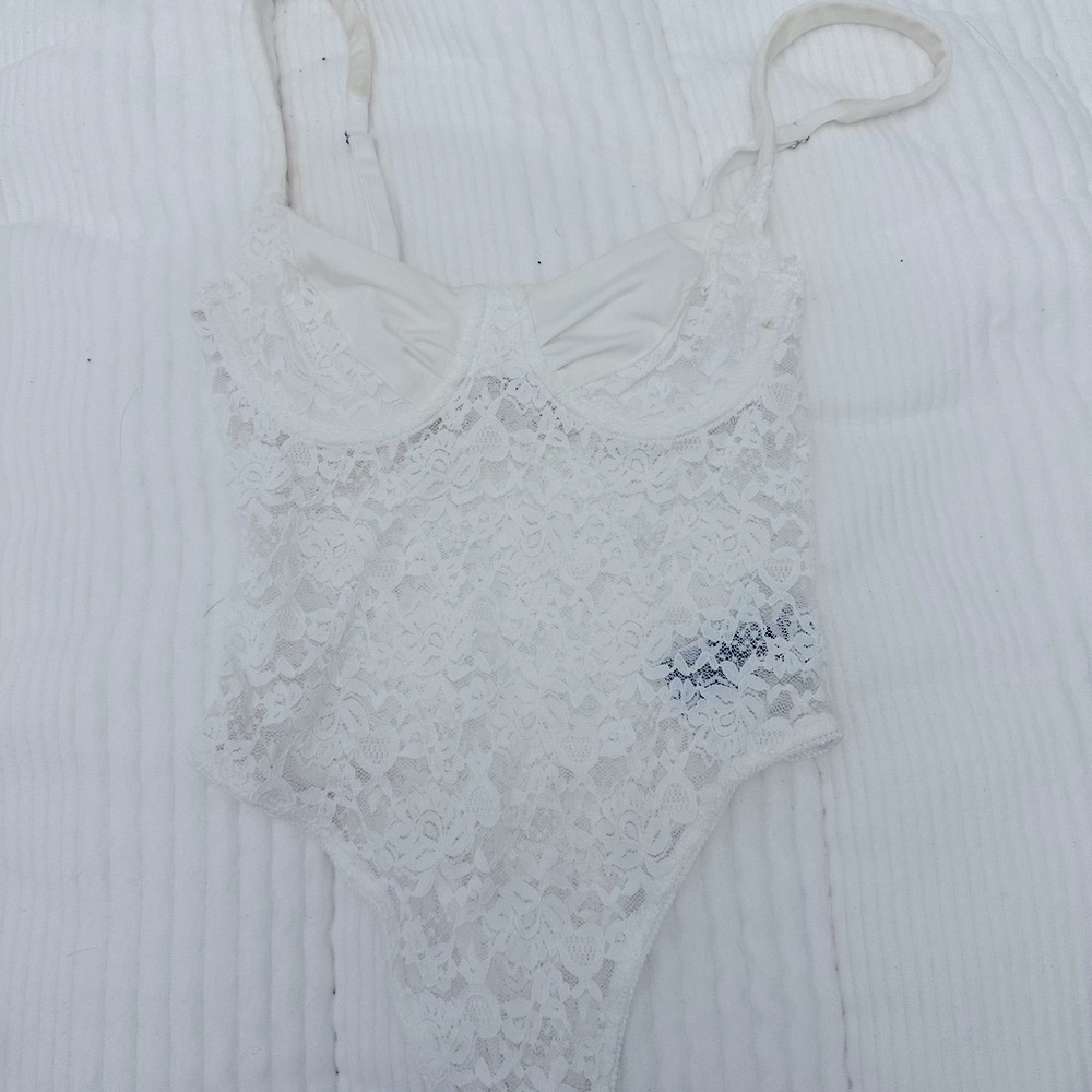 White edikted bodysuit brand new